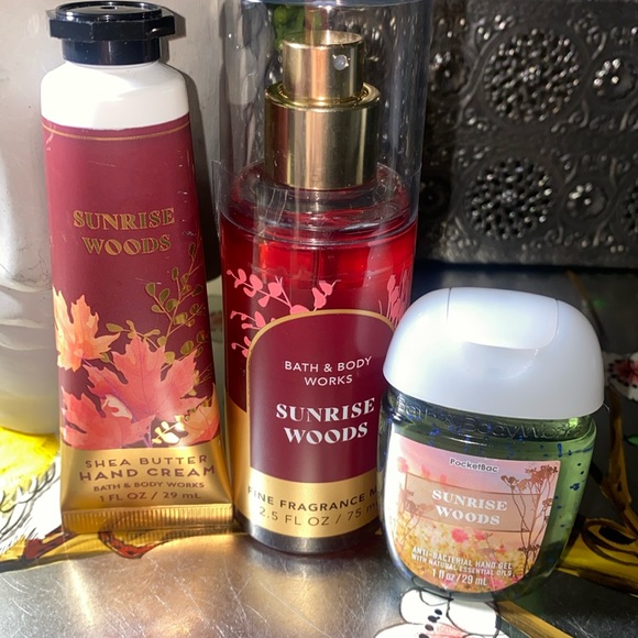 Bath and body Works travel, size sunrise, woods gift set - Picture 1 of 3